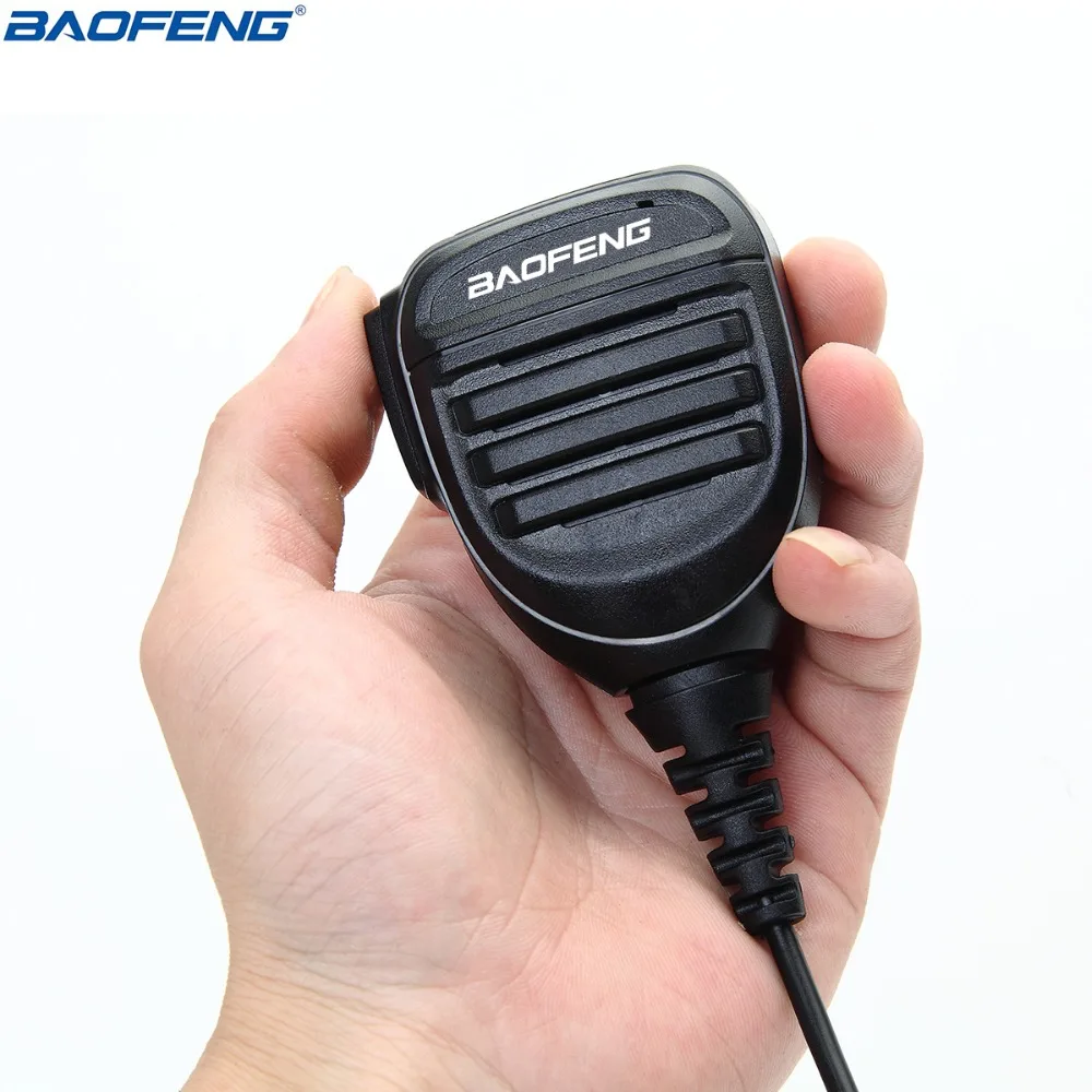 Baofeng Walkie Talkie Speaker Microphone Dual PTT Mic For UV-5R BF-888S UV 13 21 17 Pro UV-5RH Quansheng UV-K5 K6 Two Way Radio