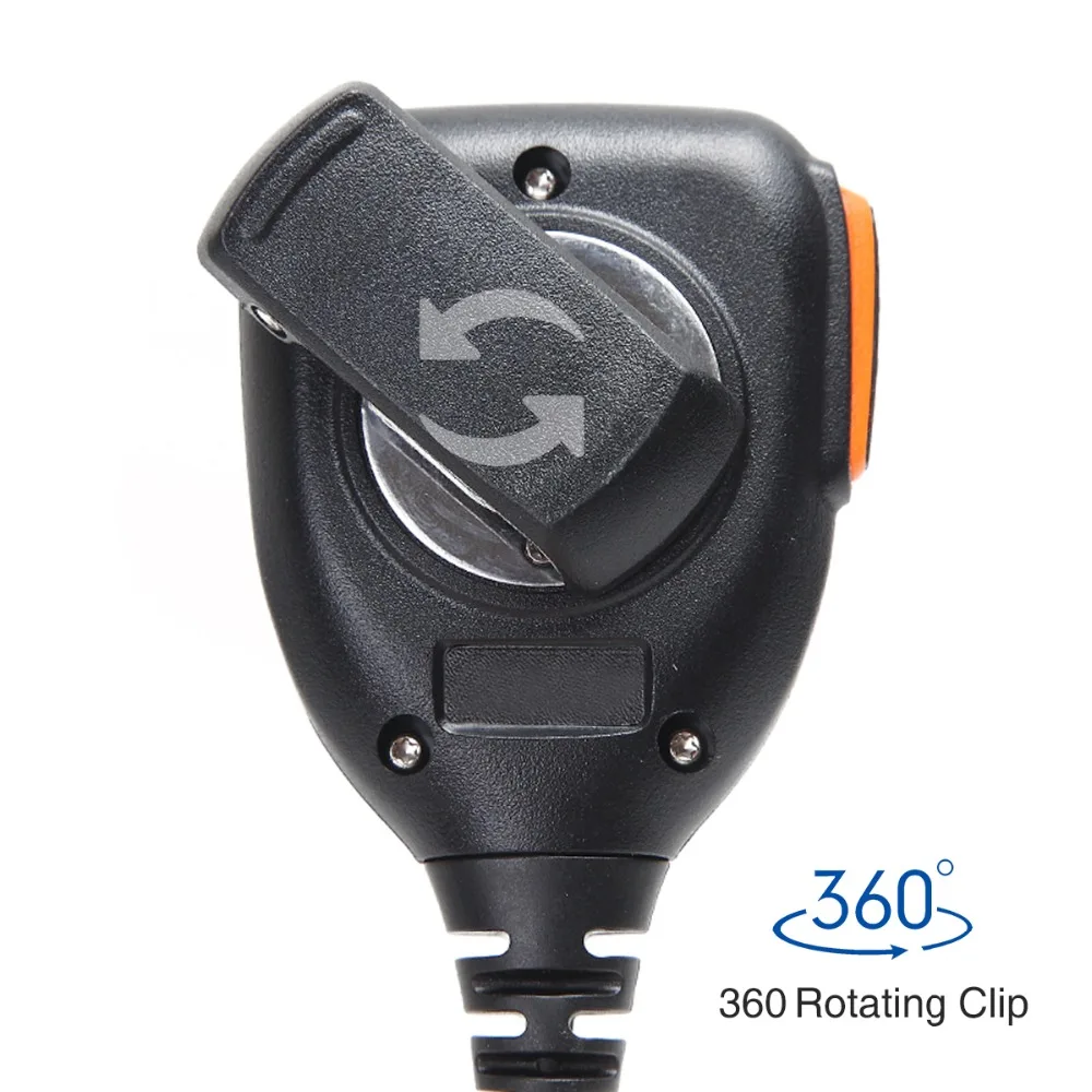 Baofeng Walkie Talkie Speaker Microphone Dual PTT Mic For UV-5R BF-888S UV 13 21 17 Pro UV-5RH Quansheng UV-K5 K6 Two Way Radio