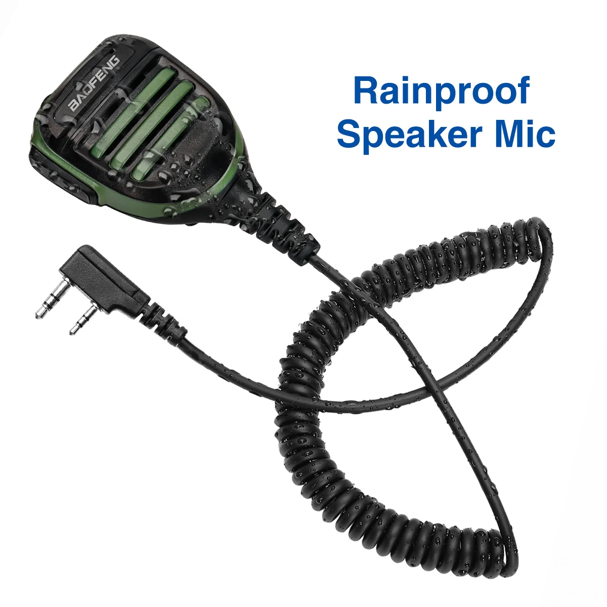 Baofeng Walkie Talkie Speaker Microphone Dual PTT Mic For UV-5R BF-888S UV 13 21 17 Pro UV-5RH Quansheng UV-K5 K6 Two Way Radio