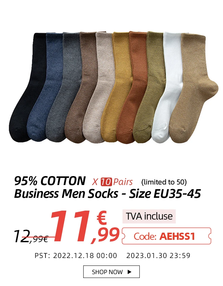 HSS 2024 High Quality Casual Men's Business Socks Summer Winter Cotton Socks Quick Drying Black White Long Sock Plus Size US7-14