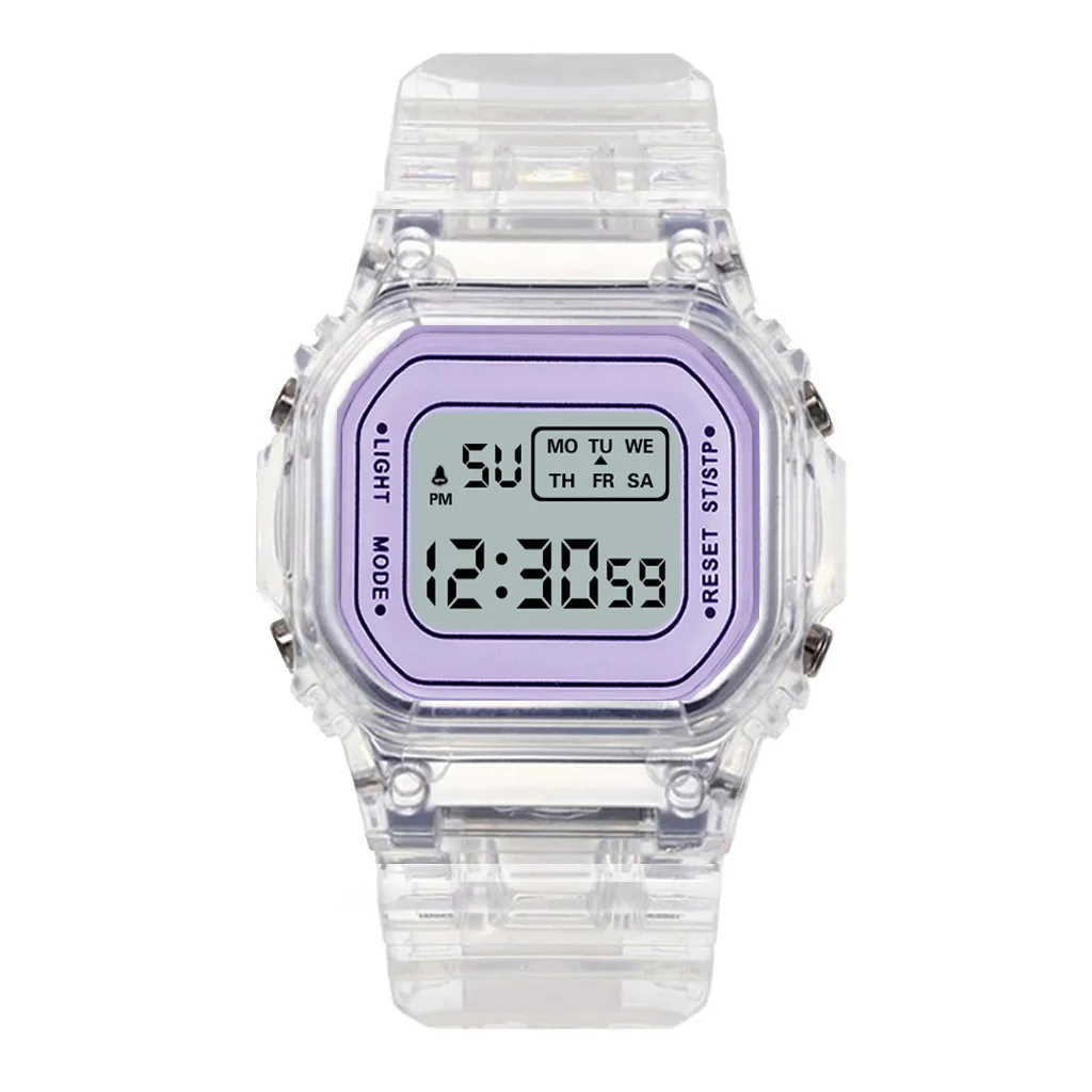 Luxury Women's Rose Gold Silicone Watches Women Fashion LED Digital Clock Casual Ladies Electronic Watch Reloj Mujer 2025