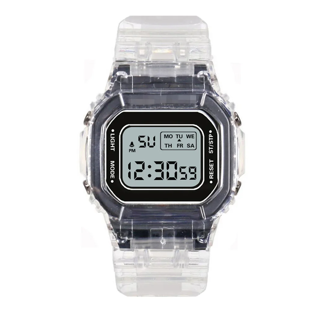 Luxury Women's Rose Gold Silicone Watches Women Fashion LED Digital Clock Casual Ladies Electronic Watch Reloj Mujer 2025