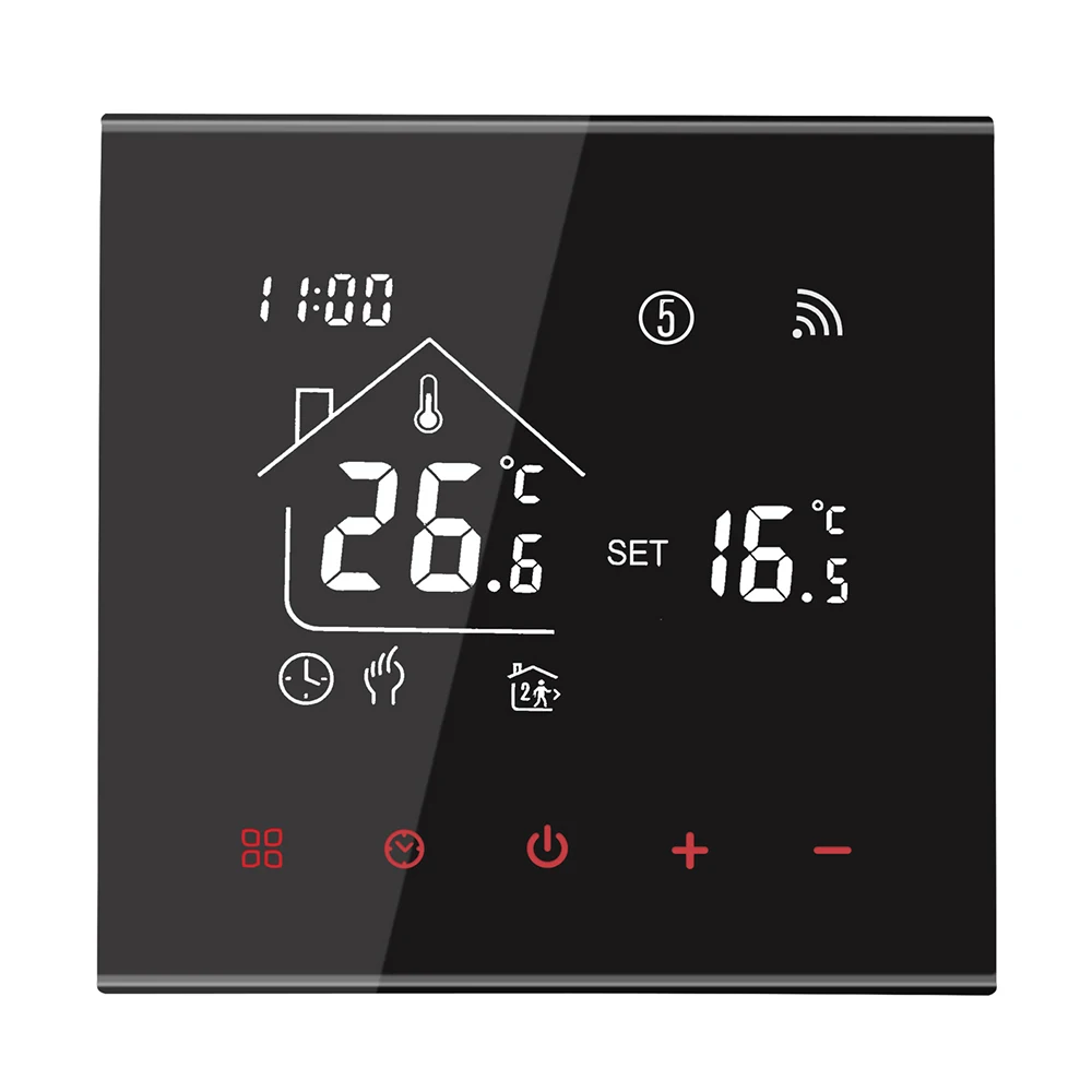 MINCO HEAT M4A Warm Floor Thermostat Tuya WiFi 3A 16A Electric/Gas Boiler/Water Heating Temperature Controller 1PC
