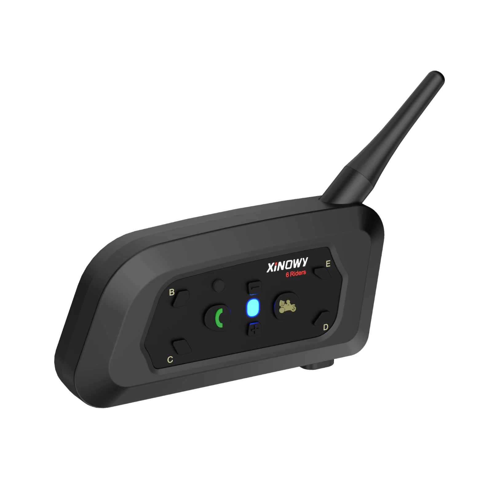 XINOWY V6 PRO Motorcycle Helmet Bluetooth Intercom Headset 800M Interphone Communicator for 6 Riders Music Player Waterproof