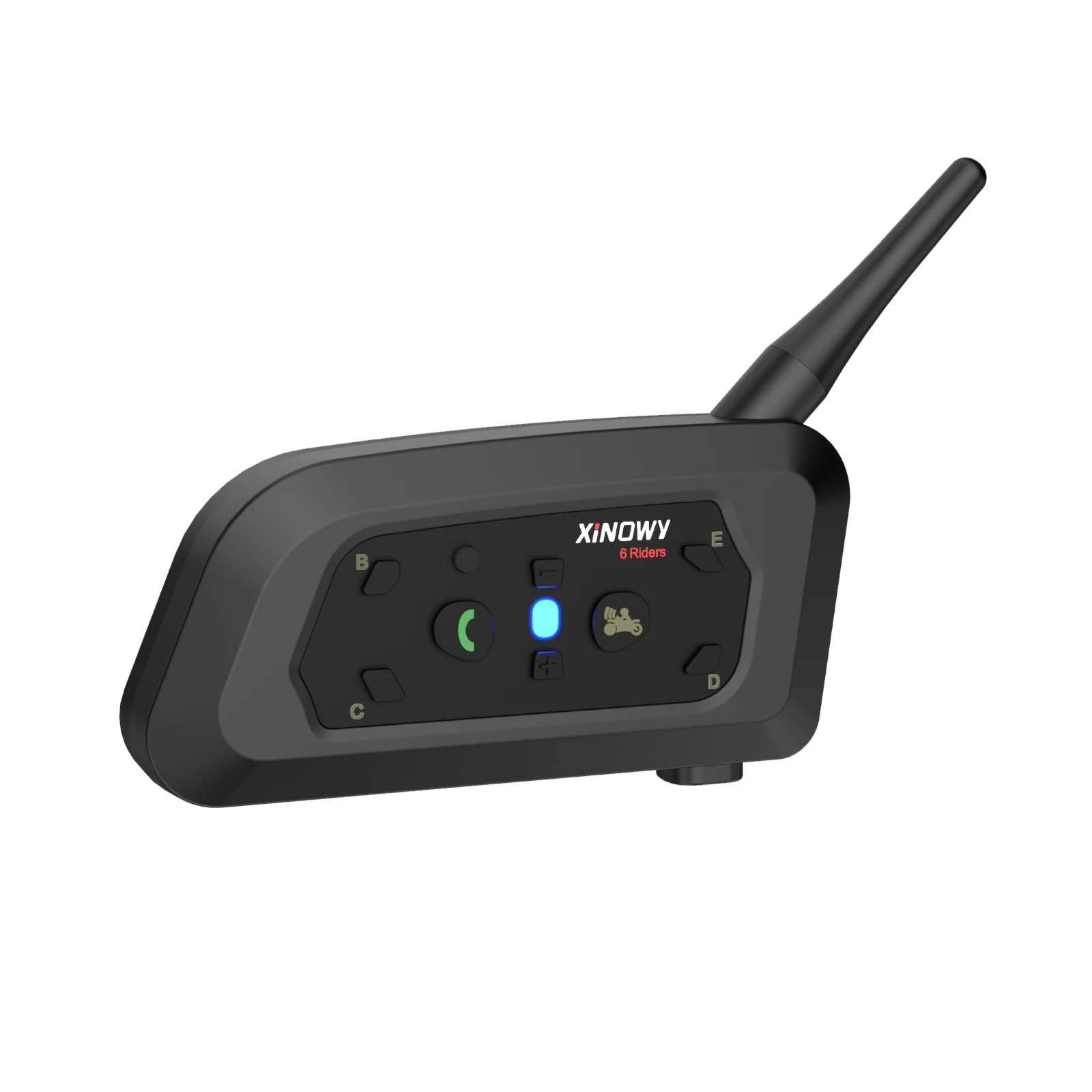 XINOWY V6 PRO Motorcycle Helmet Bluetooth Intercom Headset 800M Interphone Communicator for 6 Riders Music Player Waterproof