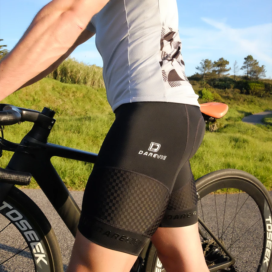 DAREVIE Cycling Shorts 3D Gel Pad Mens Cycling Shorts Breathable Mountain 6 Hours Ride MTB Road Womens Downhill Cycling Shorts
