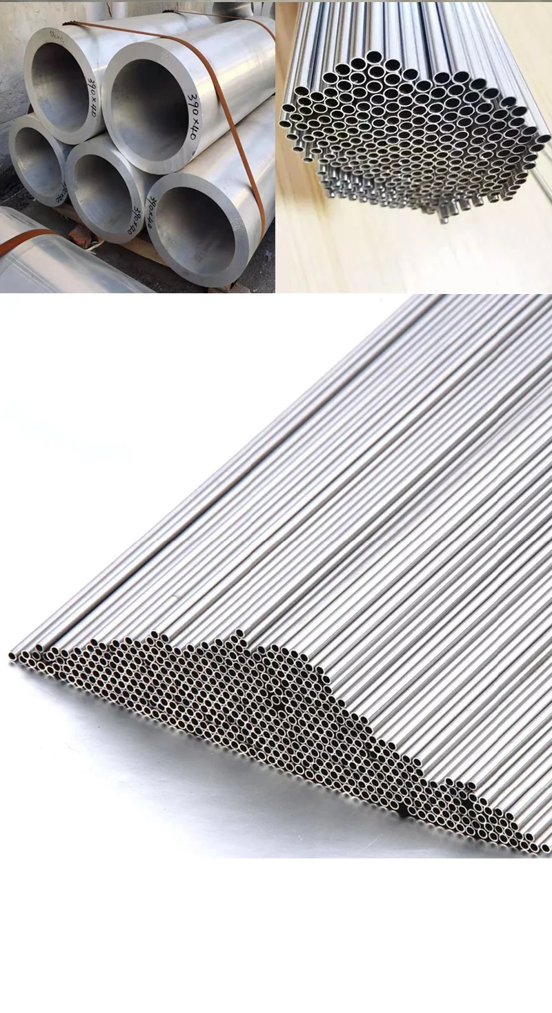 Aluminium Pipe 0.2mm 0.25mm Thickness 4-10mm OD Straight 300 500mm Long Round 6063 Aluminum Alloy Tube Thin-walled Aluminum Tube