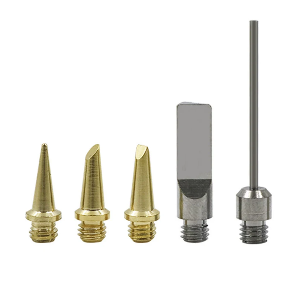 5pcs HS-1115K Butane Gas Soldering Iron Tip 10 In 1 Cordless 26ml Welding Head Kit Torch Pen Tool Soldering Tools Soldering Tip