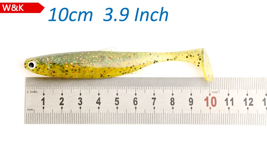 10cm 5pcs/PK Swimbait Hoduller Shad  for Zander Pike Fishing Lure 3.9inch Soft Bait Floating Paddle Tail Soft Lures