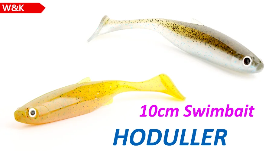 10cm 5pcs/PK Swimbait Hoduller Shad  for Zander Pike Fishing Lure 3.9inch Soft Bait Floating Paddle Tail Soft Lures