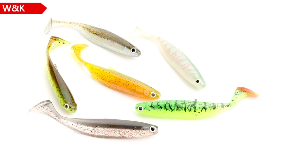 10cm 5pcs/PK Swimbait Hoduller Shad  for Zander Pike Fishing Lure 3.9inch Soft Bait Floating Paddle Tail Soft Lures