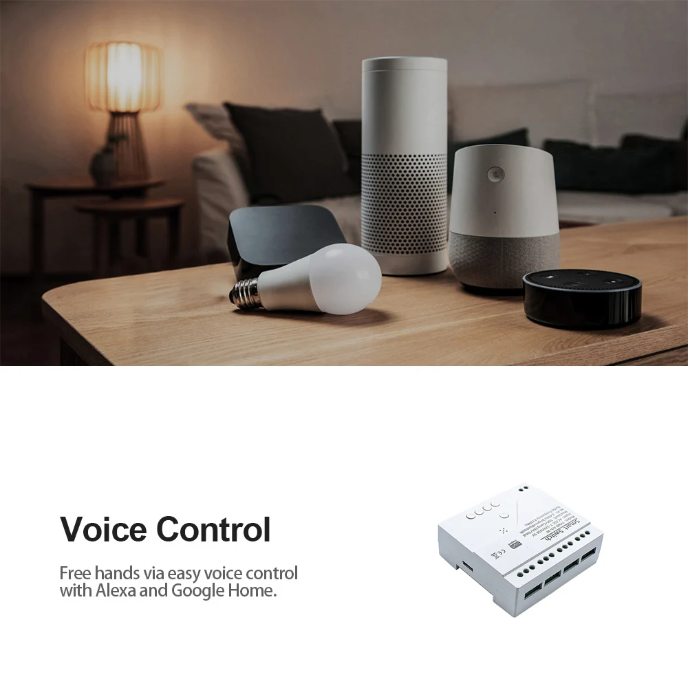 Tuya Smart Wifi Switch Module 12V 24V 220V RF 433 Remote Control Appliance Control Module 4CH Relay Work With Alexa Google Home