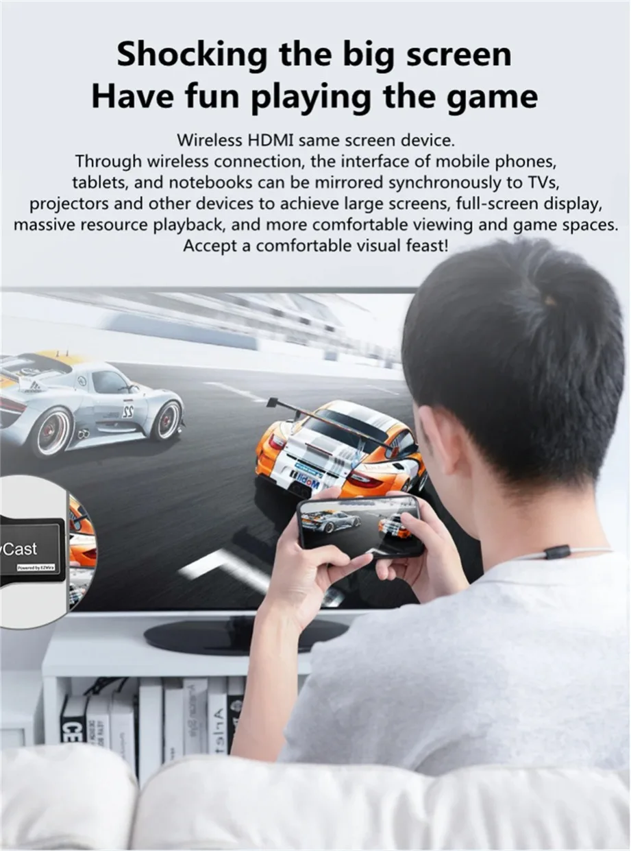 1080P M2 Plus HDMI-compatble TV Stick WIFI Display TV Dongle Receiver Anycast DLNA Share Screen For IOS Android Miracast Airplay