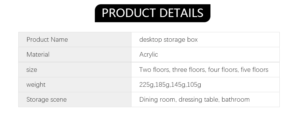 Rotating Jewelry Storage Box Makeup Storage Rack Bracelet Earring Round Plastic Organizer Boxes Holder Display Rack with Cover