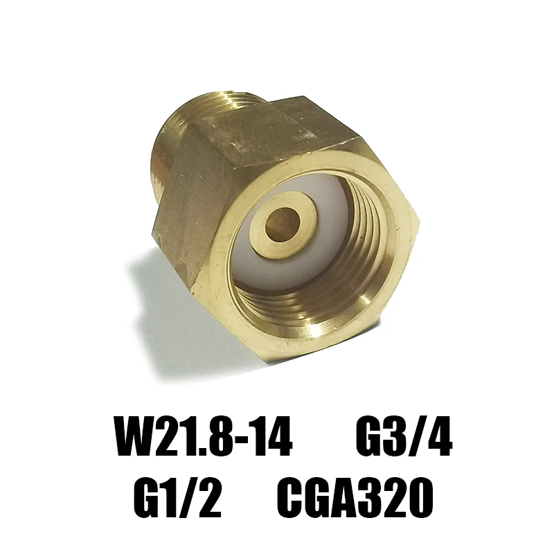 High Pressure PTFE Washer, Sealing Gasket for TR21-4, W21.8, CGA320, G3/4 Thread