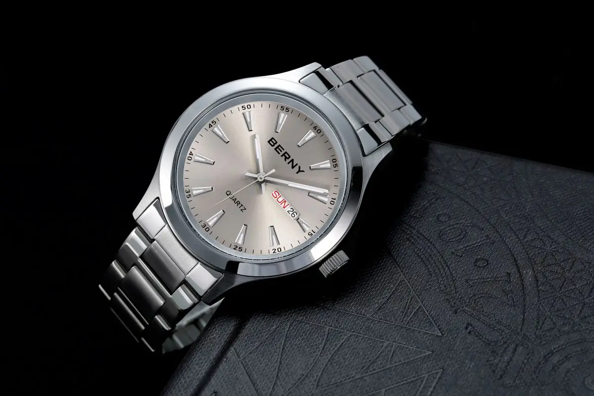 BERNY Watches for Men 40mm Luminous Elegance Dress Quartz Watch Calendar Week Luxury Waterproof Casual Business Men's Wristwatch