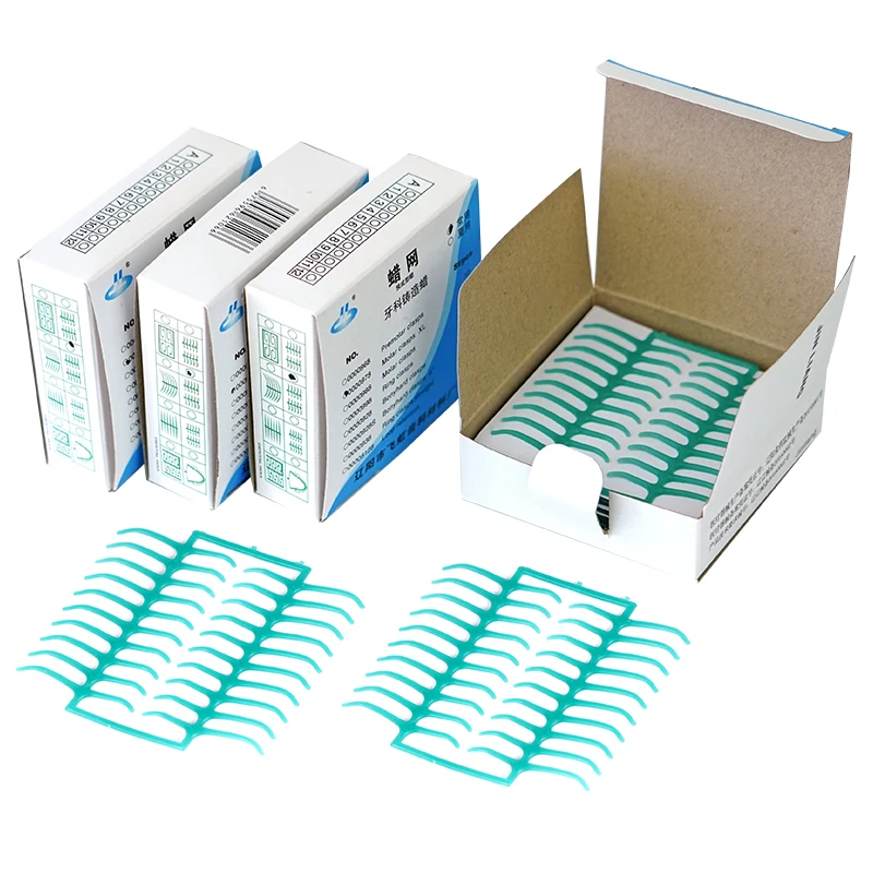 1 Box Dental Lab Material Dental Wax Mesh Grid Clasp Shape Wax Sheet For Cast Metal Partial Design Dental Lab Material