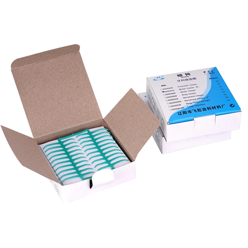 1 Box Dental Lab Material Dental Wax Mesh Grid Clasp Shape Wax Sheet For Cast Metal Partial Design Dental Lab Material