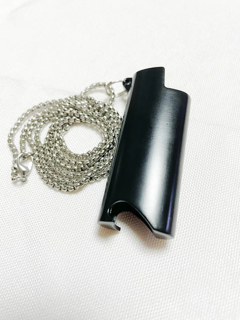 Fashion Metal Lighter Shell Necklace Decoration For Bic J25 J5 Mini Lighter
