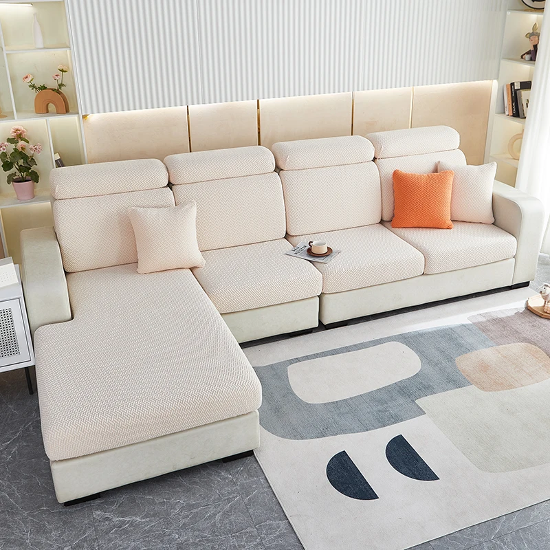 Thicken Sofa Seat Cushion Cover Jacquard Chair Cover Sofa Slipcover Stretch Adjustable Sofa Cover Pets Kids Furniture Protector