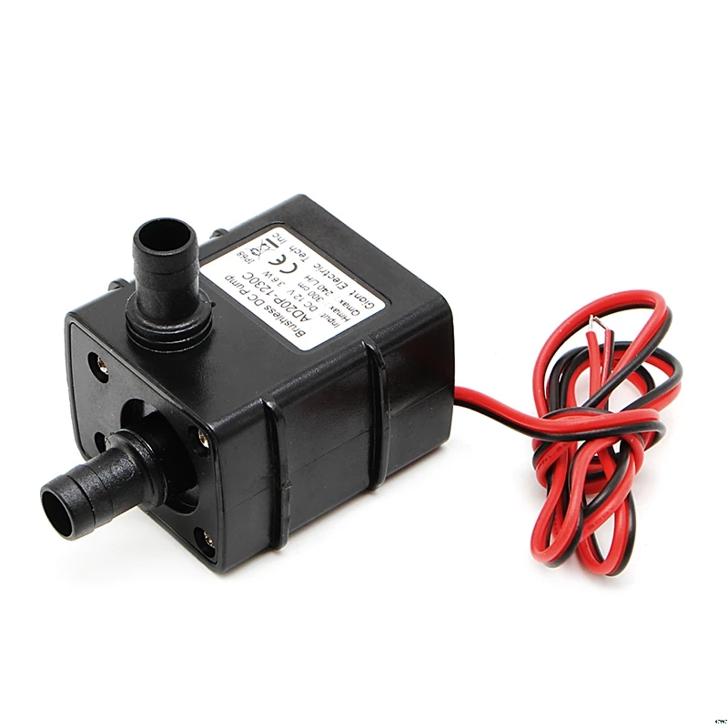 Mini DC12V 3M 240L/H Brushless Motor Submersible Water Pump 12v Water Pump 12V 4.8W or 24V 5.8W
