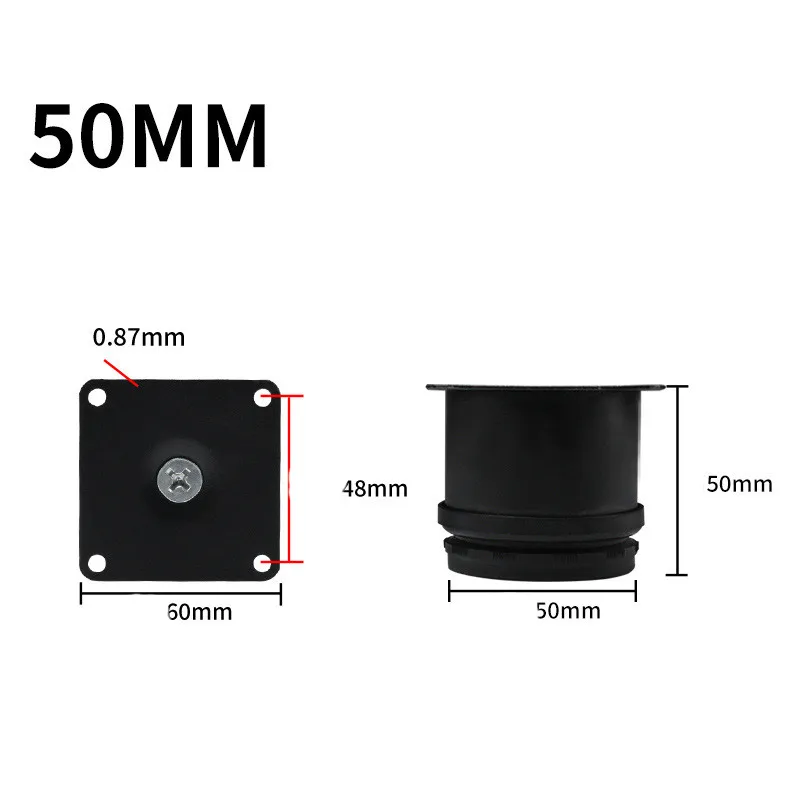 Black Stainless Steel Adjustable Foot Cabinet Sofa Cabinet Foot Adjustable Furniture Foot Support Legs TV Bed Coffee Table Foot