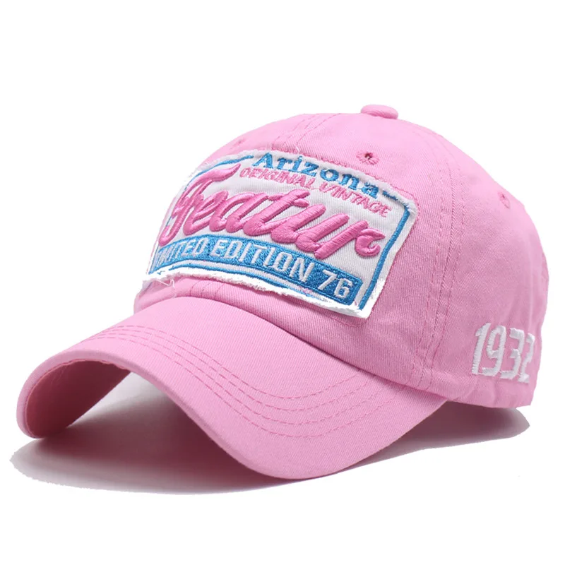 Cotton Baseball Cap for Men Women Fashion Embroidery Hat Cotton Soft Top Caps Casual Retro Adjustable Snapback