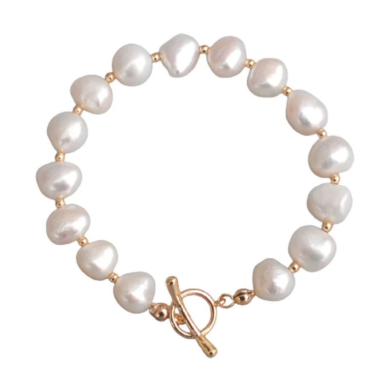 New Arrival Natural Freshwater Pearl 14K Gold Filled Female Charm Bracelet Jewelry For Women Birthday Gifts No Fade