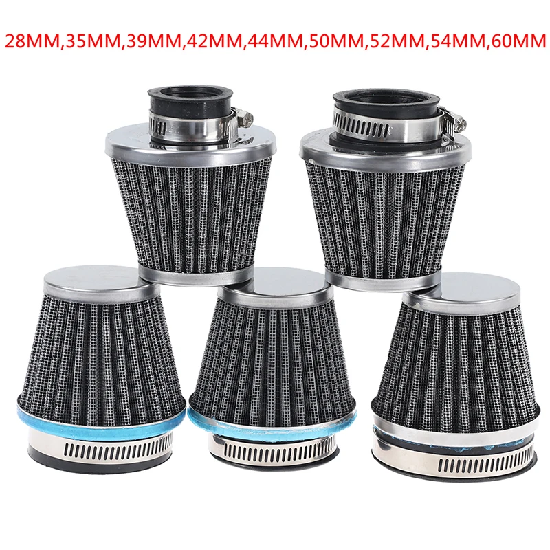 28-60mm Air Filter Motorcycle Mushroom Head Filters High Flow Air Intake for ATV Pit Dirt Bike Suzuki Honda Kawasaki Yamaha Moto