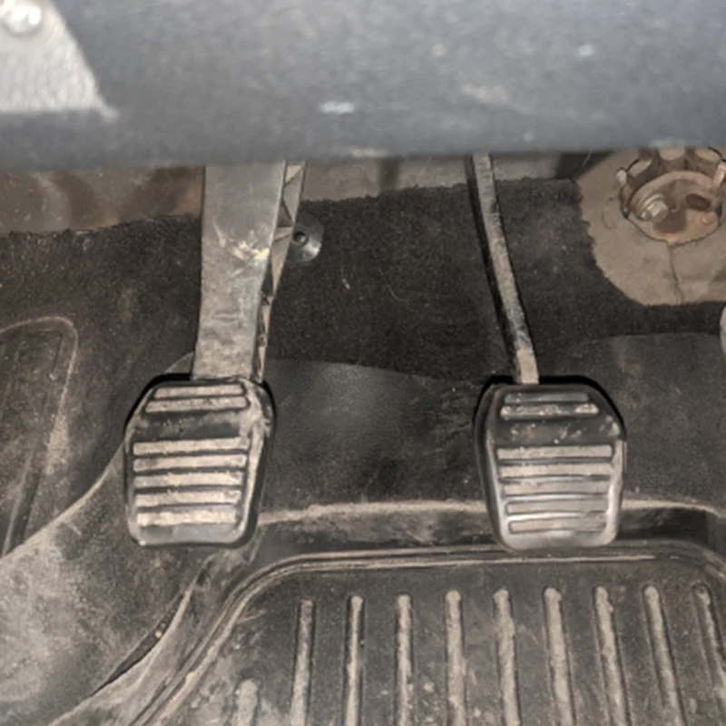 Car Rubber Brake Clutch Foot Pedal Pad Cover 97KB2457AB Part For Ford Fiesta MK5 Classic Ikon 2008 2007 2006 2005 2004 2003 2002