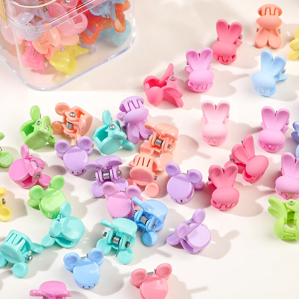 40PCS/Lot Hair Accessories For Girls Colorful Sweet Cute Small Crab Hair Claws Clips Kids Hairpins Headwear Baby Hair Accessory