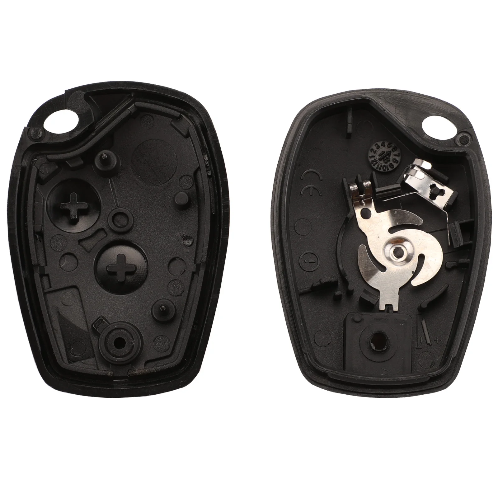 jingyuqin 5/10pcs Button Remote Key Shell Case For Renault Espace Laguna Duster Logan DACIA Sandero Clio Kangoo Nissan No Blade