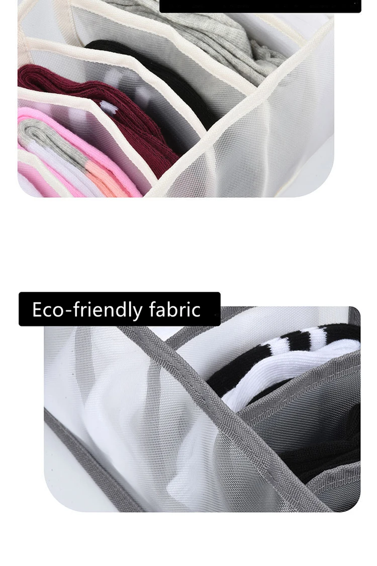Organizer For Underwear Socks Bra Pants Scarf Tie Storage Box Jeans Clothing Organization Dividers For Drawers Clothes Organizer