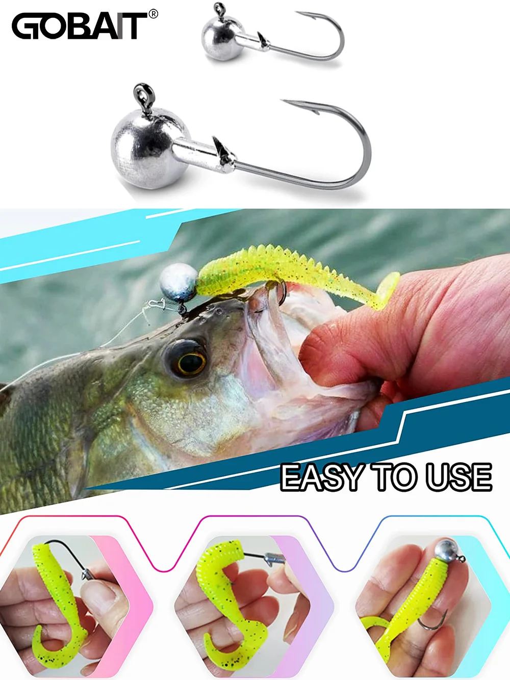 Jig Head Hook Fishing 1g 2g 3g 4g 5g 7g 8g 10g 12g 14g 16g 28g Fishhook for Soft Lure Slow Jigging Bass Rig Cranks Barbed Hook