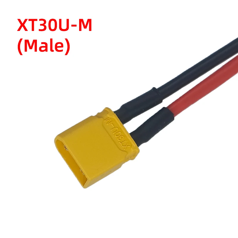 Amass MR30 Cable Connector Male Female MR30-FB/M 3Pin Plug with Sheath Cover 18AWG Silicon Wire for RC Lipo Battery FPV Drone