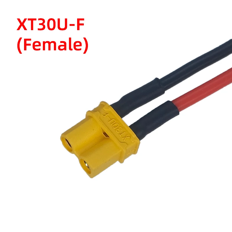 Amass MR30 Cable Connector Male Female MR30-FB/M 3Pin Plug with Sheath Cover 18AWG Silicon Wire for RC Lipo Battery FPV Drone