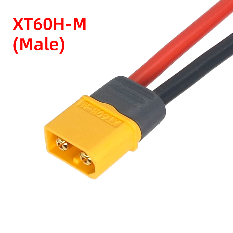 Amass MR30 Cable Connector Male Female MR30-FB/M 3Pin Plug with Sheath Cover 18AWG Silicon Wire for RC Lipo Battery FPV Drone