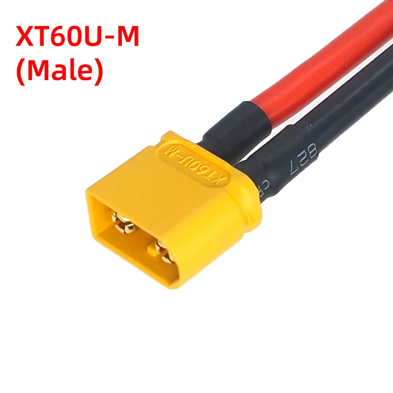 Amass MR30 Cable Connector Male Female MR30-FB/M 3Pin Plug with Sheath Cover 18AWG Silicon Wire for RC Lipo Battery FPV Drone