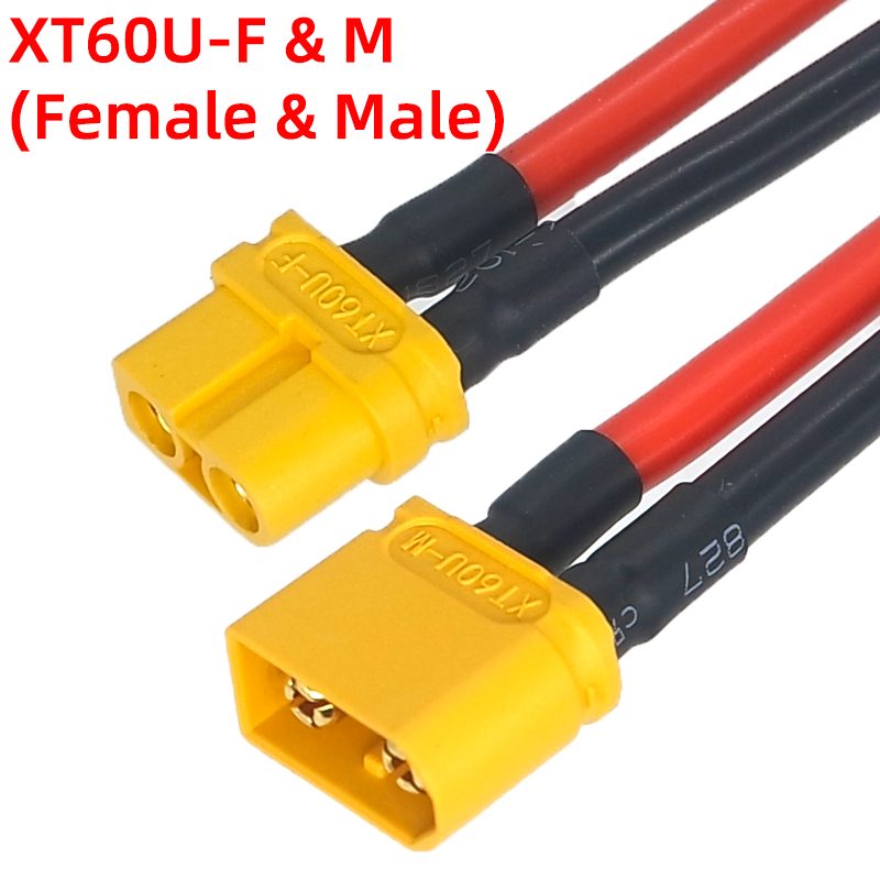 Amass MR30 Cable Connector Male Female MR30-FB/M 3Pin Plug with Sheath Cover 18AWG Silicon Wire for RC Lipo Battery FPV Drone