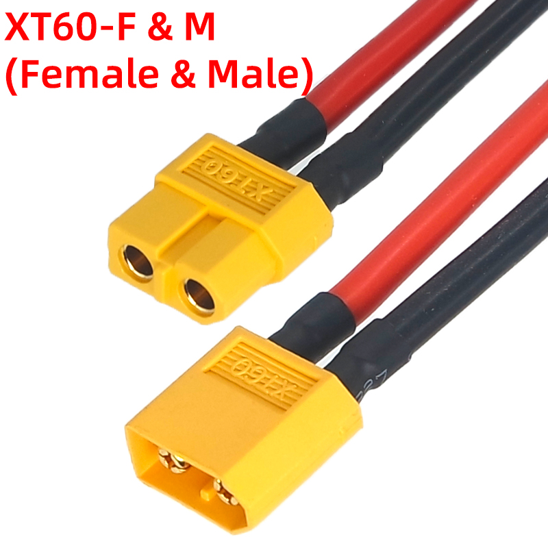 Amass MR30 Cable Connector Male Female MR30-FB/M 3Pin Plug with Sheath Cover 18AWG Silicon Wire for RC Lipo Battery FPV Drone