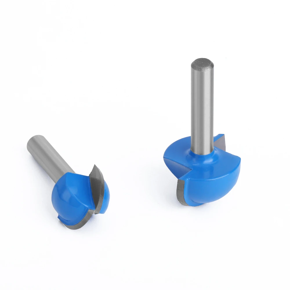 LAVIE 1pc 6mm 1/4 Shank Ball Nose Router Bit Set Round Milling Cutter For Wood CNC Radius Core Box Solid Carbide Tools