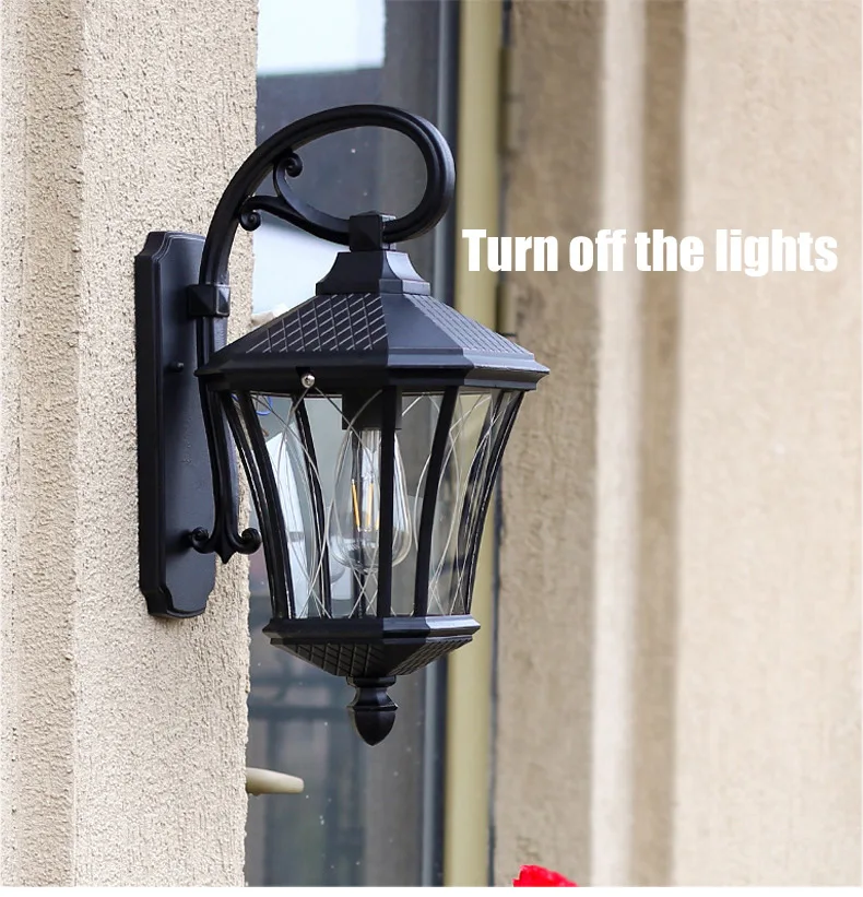 Outdoor Wall Lamp Simple European Waterproof Moisture-Proof Aluminum Lamps Courtyard Mall Gate Balcony Corridor Wall Light
