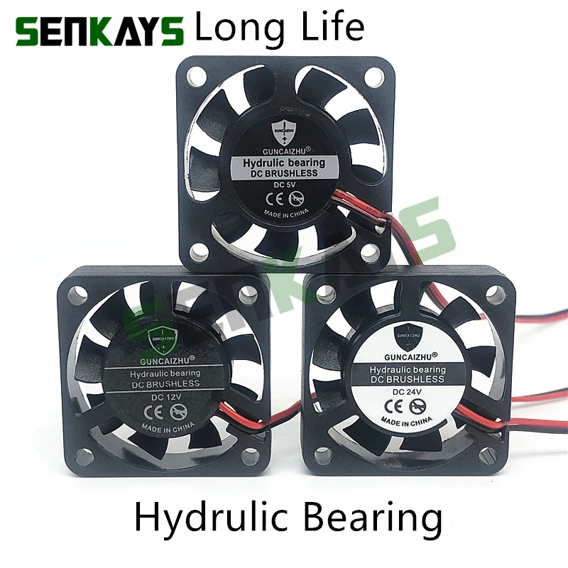 4010 Hydrulic Bearing 40MM Fan 4CM 40*40*10mm Fan For South And North Bridge Chip 3D Printer Cooling Fan DC5V 12V 24V 2pin