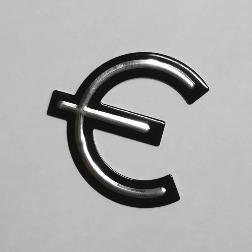 Feiman Custom Guitar Parts High Quality For Epi Guitar Pickguard Logo E Self Adhesion Aluminum