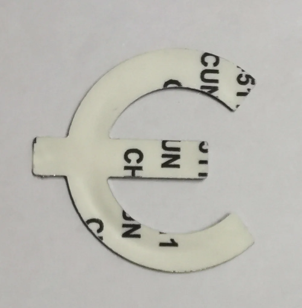 Feiman Custom Guitar Parts High Quality For Epi Guitar Pickguard Logo E Self Adhesion Aluminum