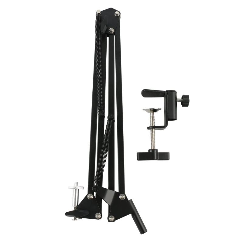 Camera Tripod Table Stand Set Photography Adjustable Arm Stand For Digital Video Microscope Camera Boom Scissor Arm Stand Holder