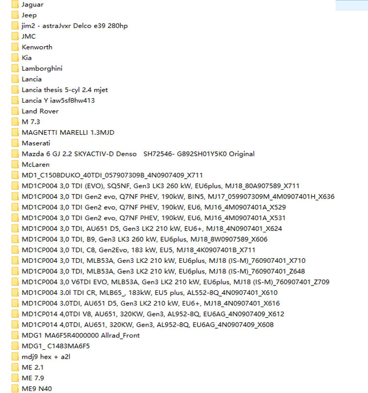 Newest 93GB WINOLS DAMOS Big Archive Damos Mappacks for Winols Software BIG PACK Package Chip Tuning Maps All Data Maps File