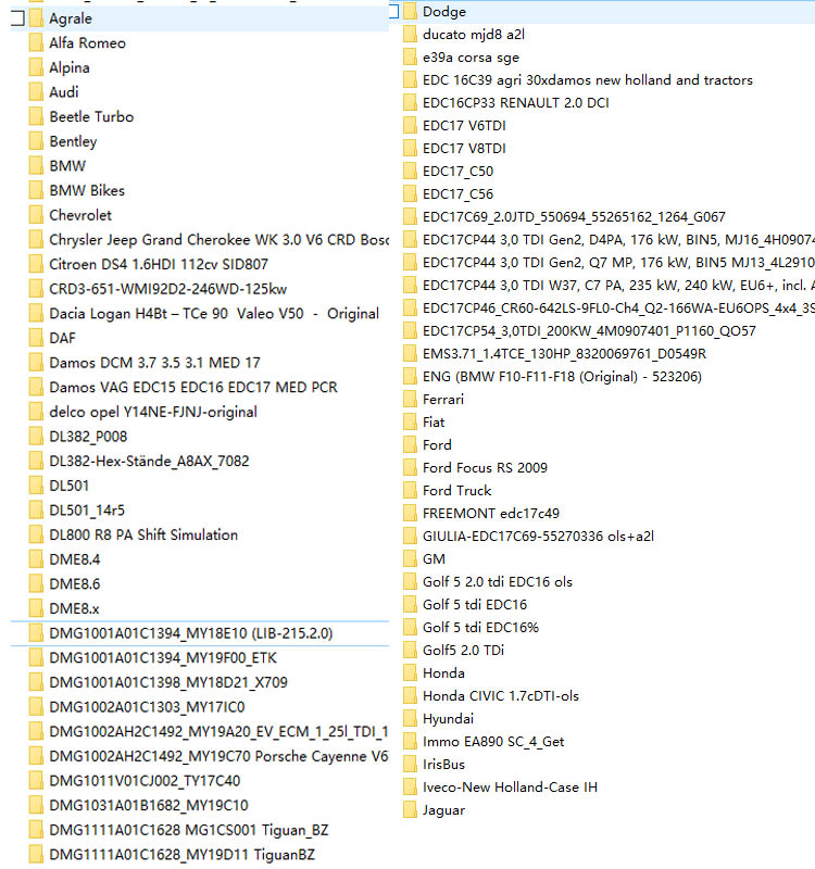 Newest 93GB WINOLS DAMOS Big Archive Damos Mappacks for Winols Software BIG PACK Package Chip Tuning Maps All Data Maps File