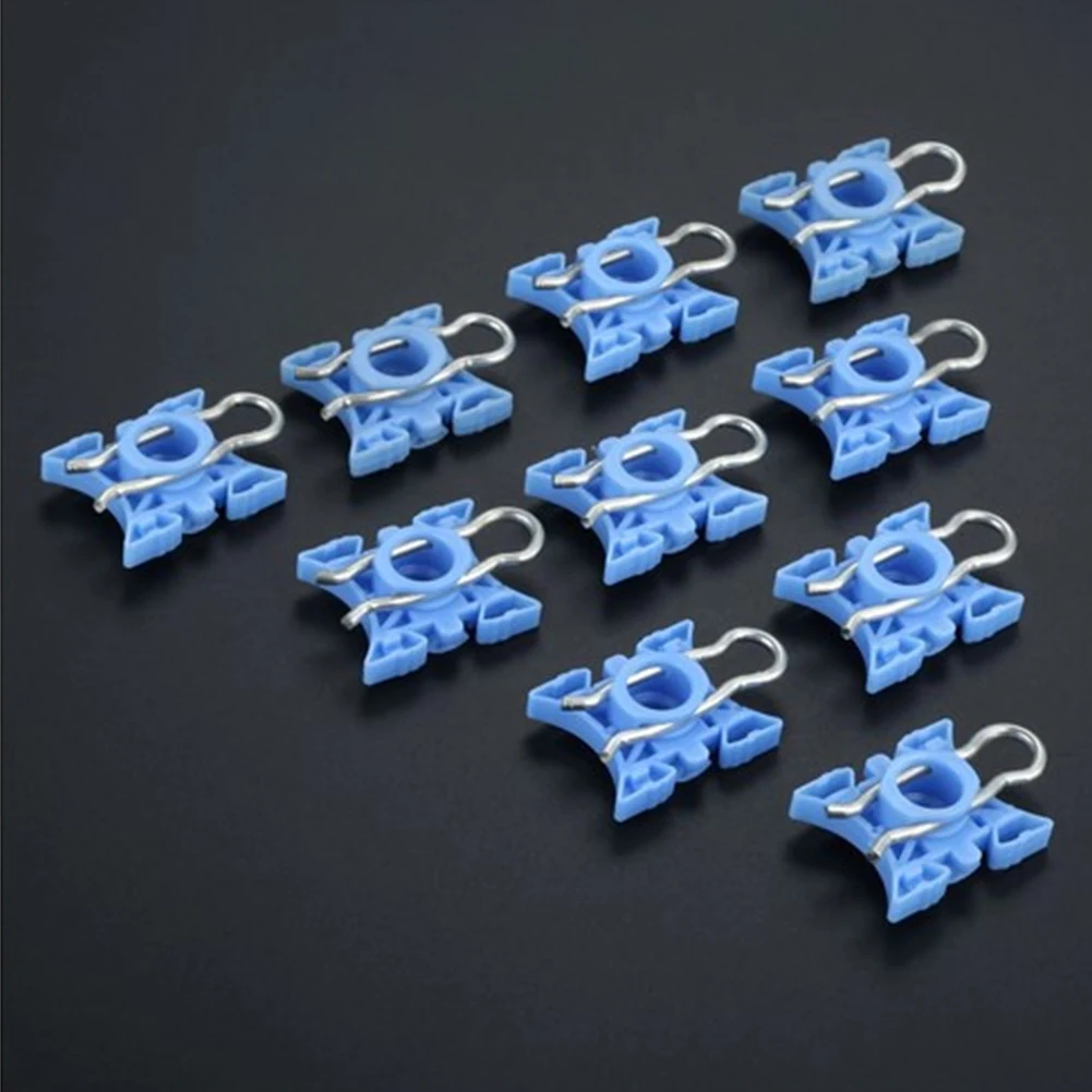 10Pcs Window Regulator Sliding Pivot Clips Auto Fastener Clip For BMW E32 E34 E36 Z4 513219388849 Roller Lifter Clips