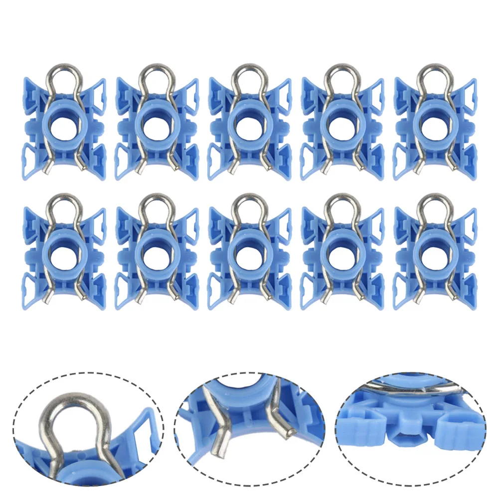 10Pcs Window Regulator Sliding Pivot Clips Auto Fastener Clip For BMW E32 E34 E36 Z4 513219388849 Roller Lifter Clips
